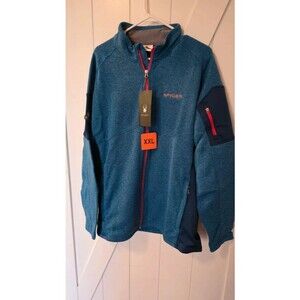 Spyder Empire Fleece Full Zip Cobalt Blue Jacket XXL